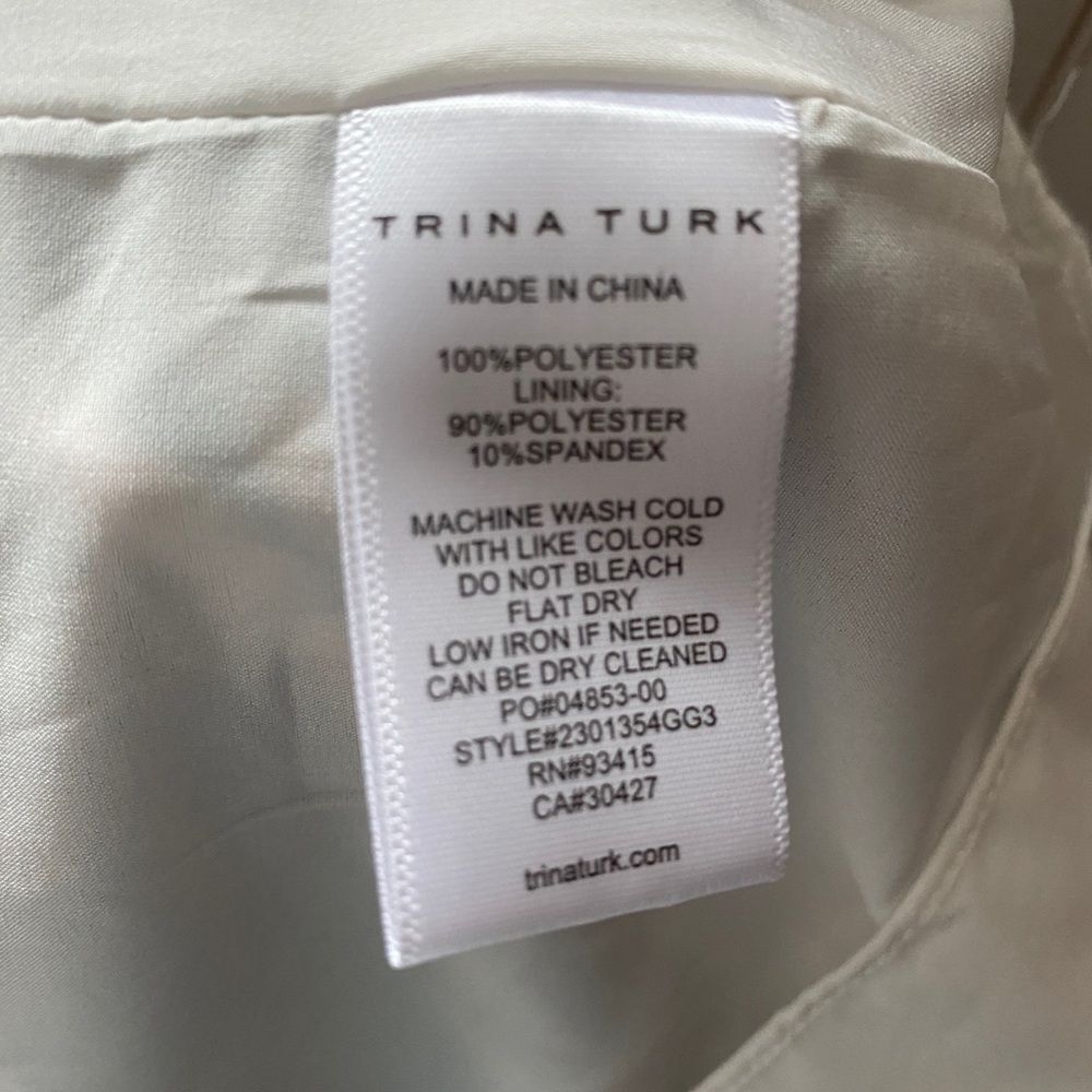 Trina Turk Blue and Purple Patterned Mini Dress - Picture 5 of 9
